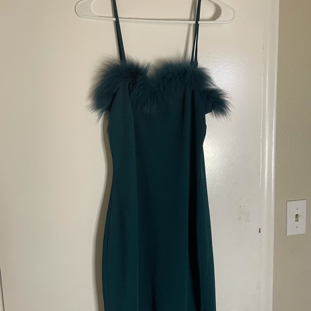 Green fluff Dress